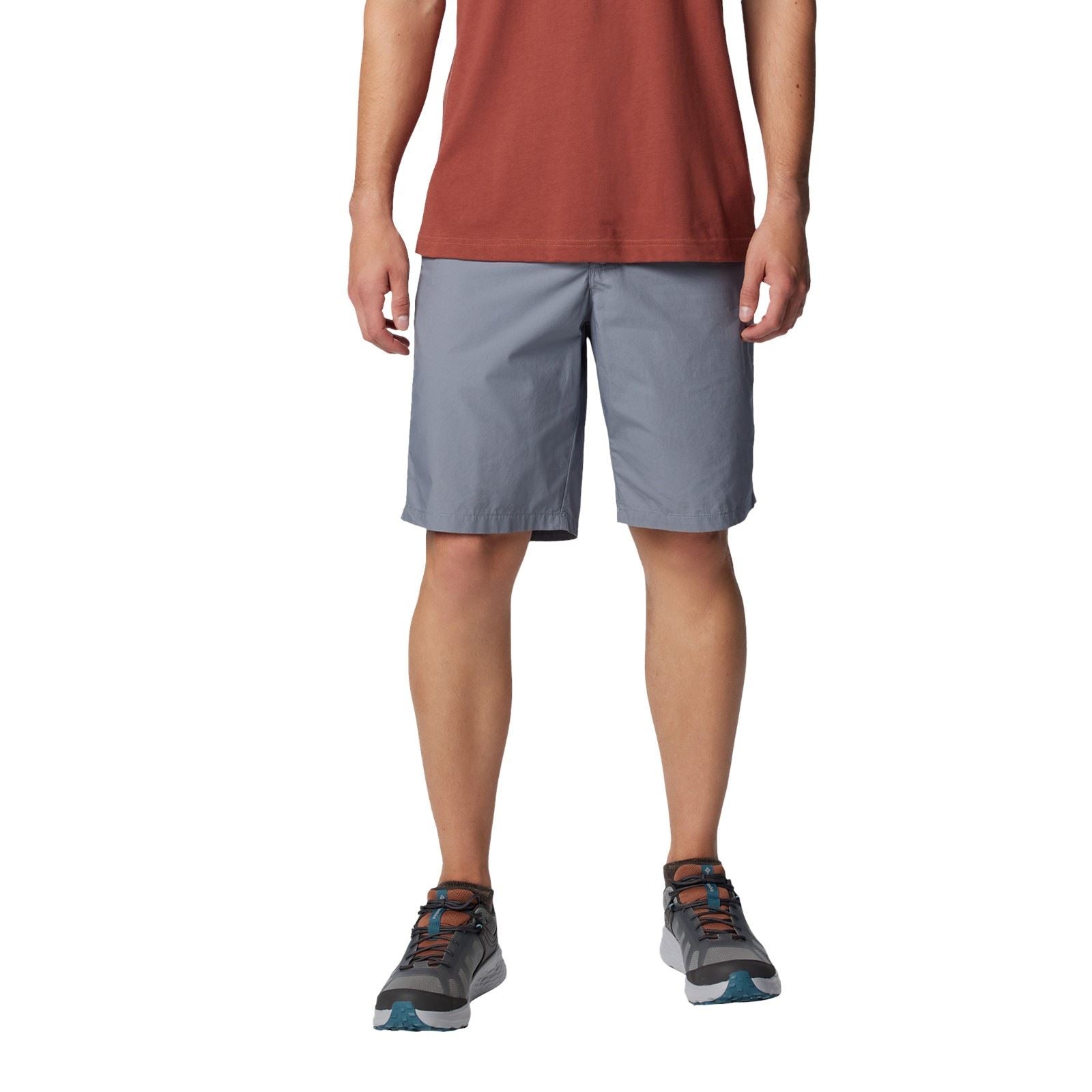 Columbia Washed Out Baumwoll Herren Graue Knie Lange Shorts