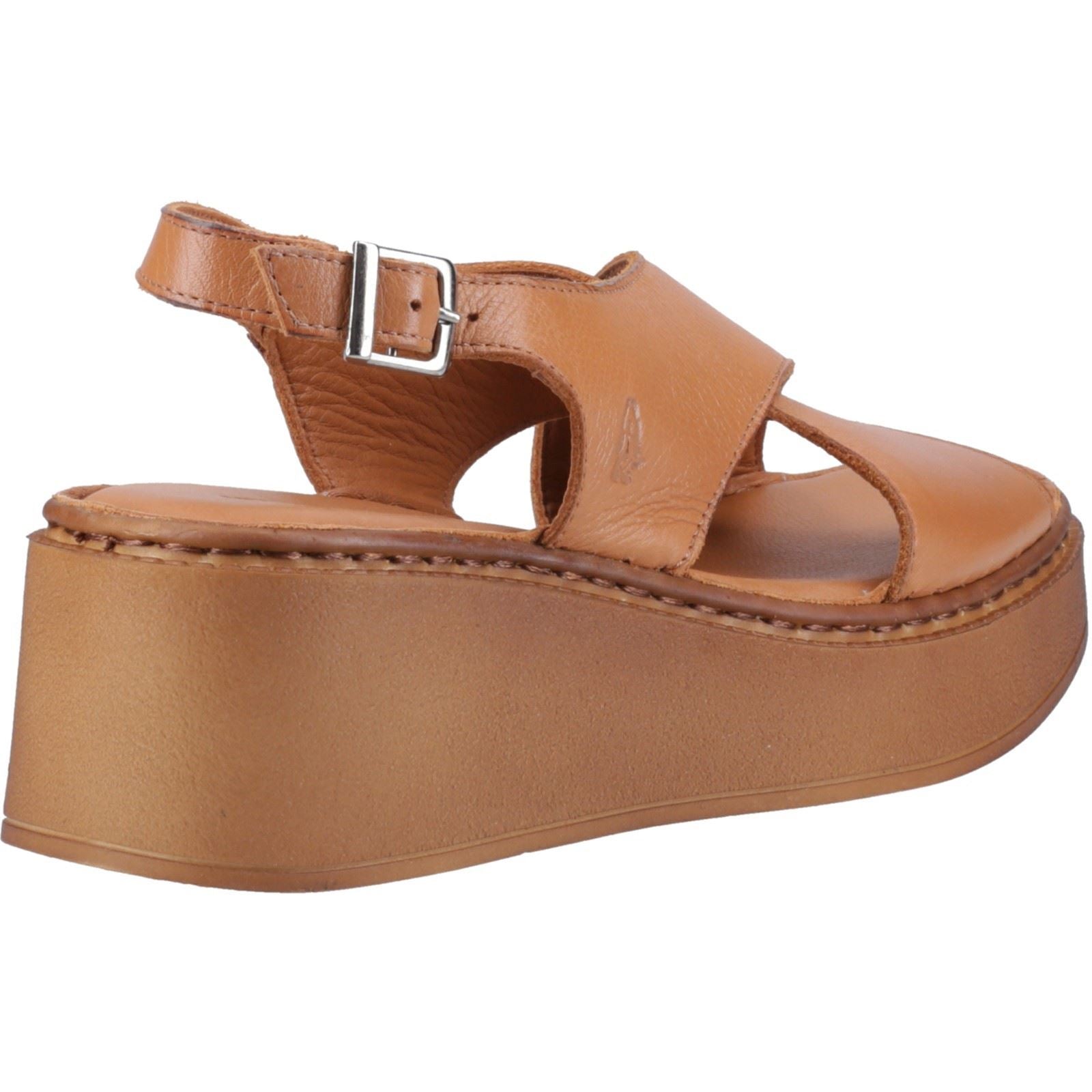 Hush Puppies Bex Wedge Nubuk Damen Keilabsatzschuhe In Braun