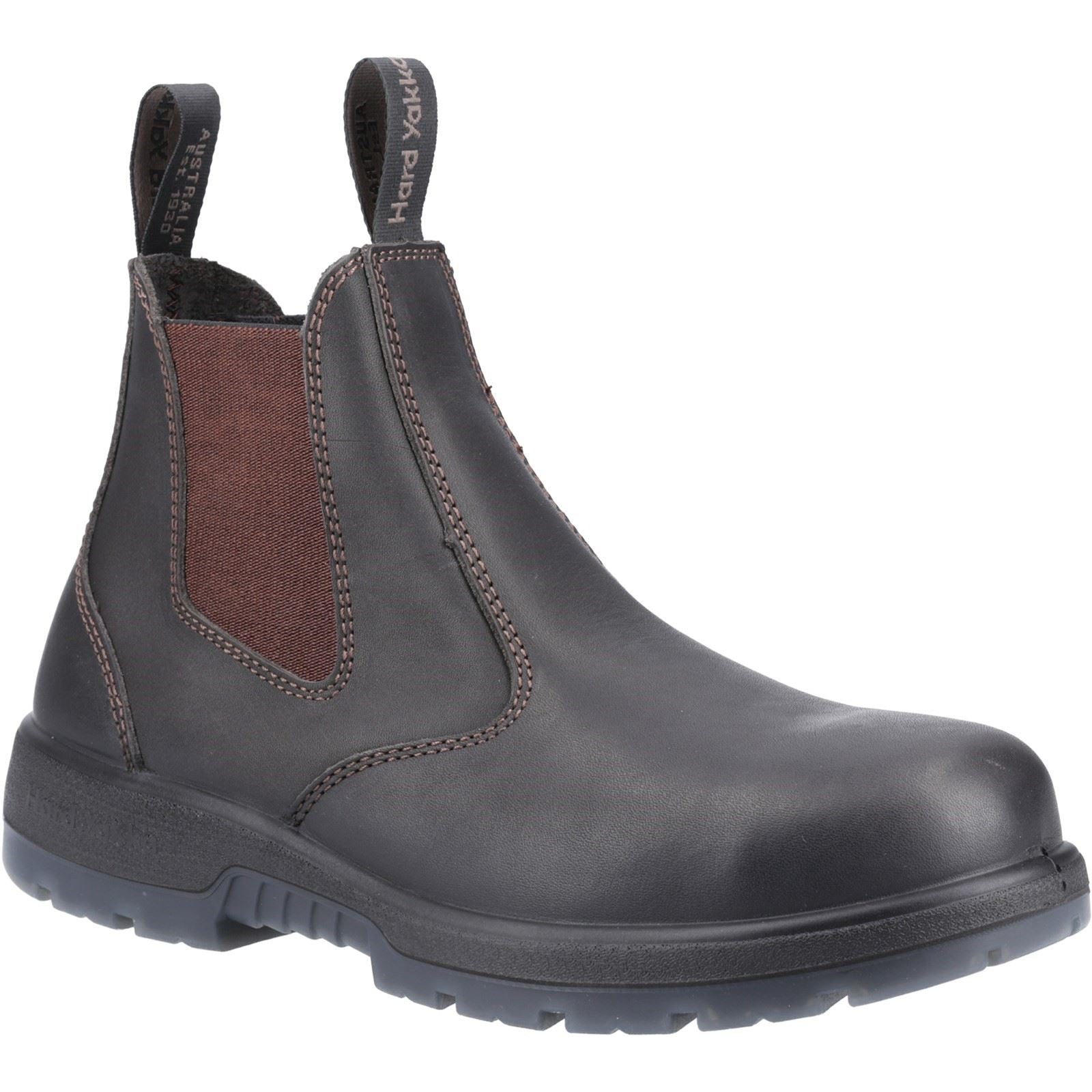 Hard Yakka Outback Leder Braune Sicherheitsstiefel