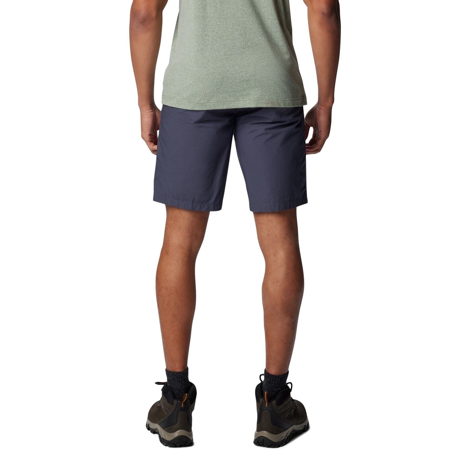 Columbia Washed Out Baumwoll Männer Kurze Blaue Shorts Bis Zum Knie