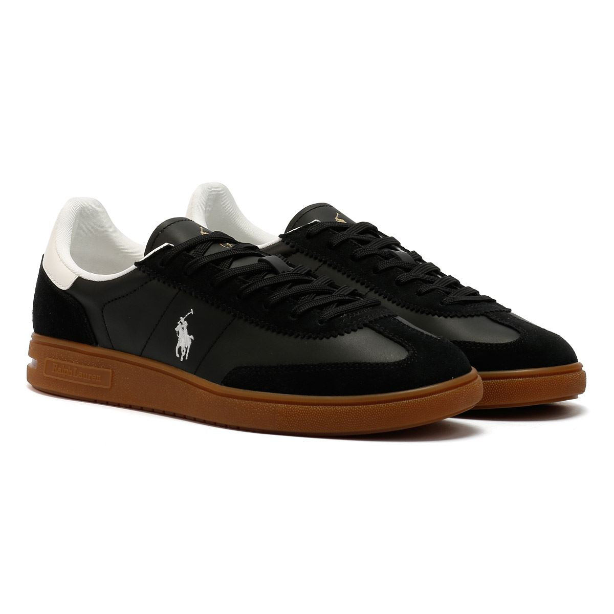 Ralph Lauren Bedford Schwarze Turnschuhe