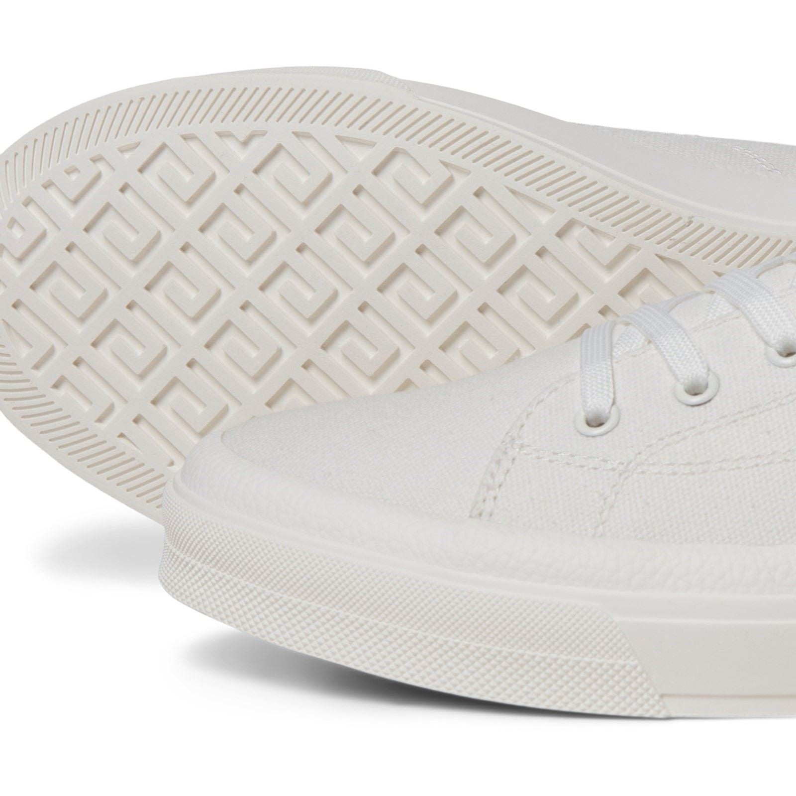Jack & Jones Bayswater Canvas Polyester Herren Helle Weiße Sneakers