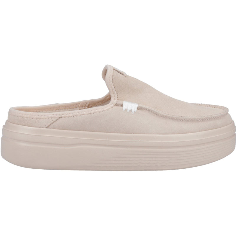 HEYDUDE Austin Lift Classic Leder Damen Pantoletten In Rosé