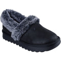 Skechers Cozy Up Damen Hausschuhe Aus Polyester In Schwarz