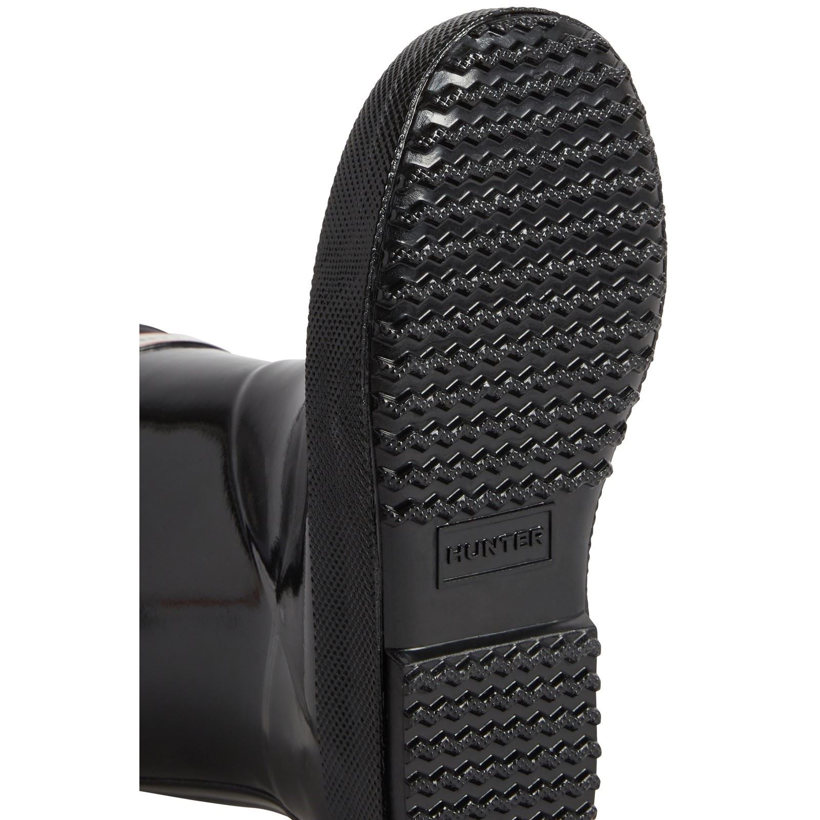 Hunter Kids First Gloss Gummistiefel In Schwarz