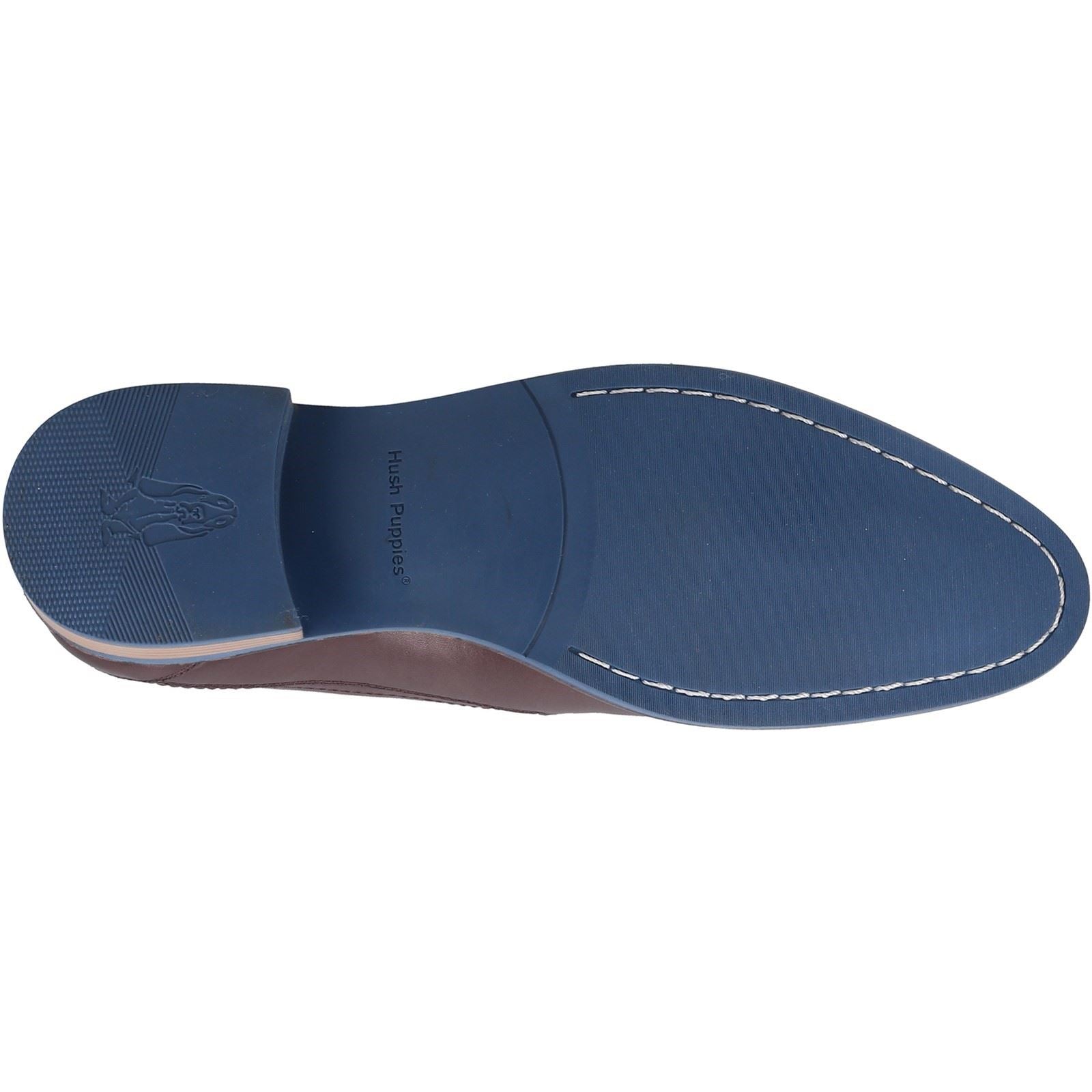 Hush Puppies Declan Lace Leder Herren Stiefel Braun