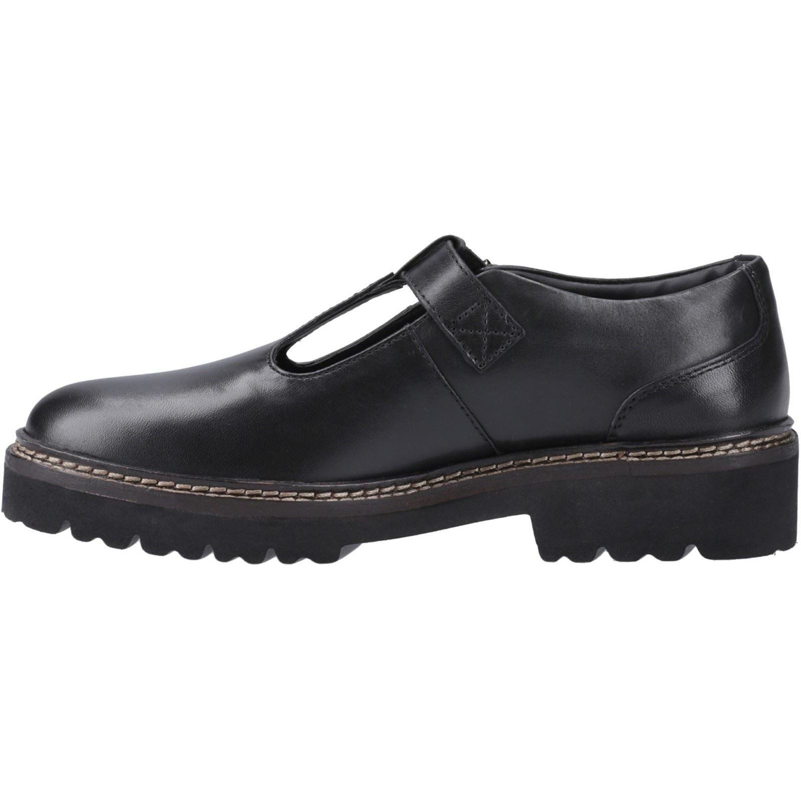 Pod Kylee Leder Damen Schwarze Farbe Schuhe