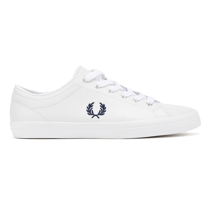 Fred Perry Baseline Leder Herren Weiße Sneakers