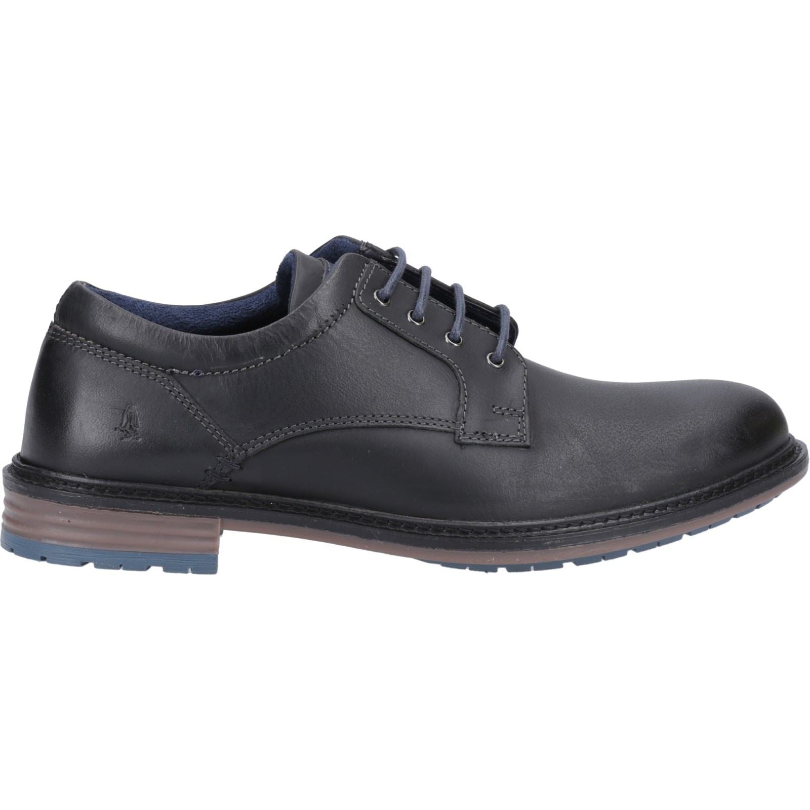 Hush Puppies Julian Schwarze Farbe Herren-Schnürschuhe Aus Leder