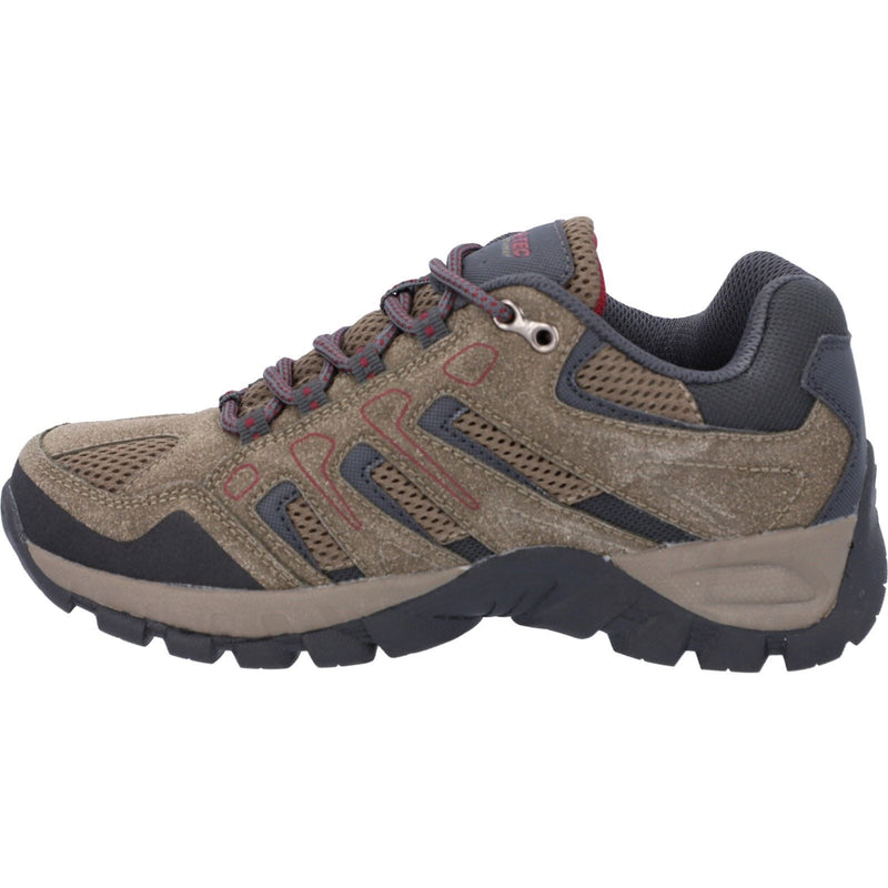 Hi-Tec Torca Low Mesh Damen Wanderschuhe In Dunkeltaupe/Anthrazit