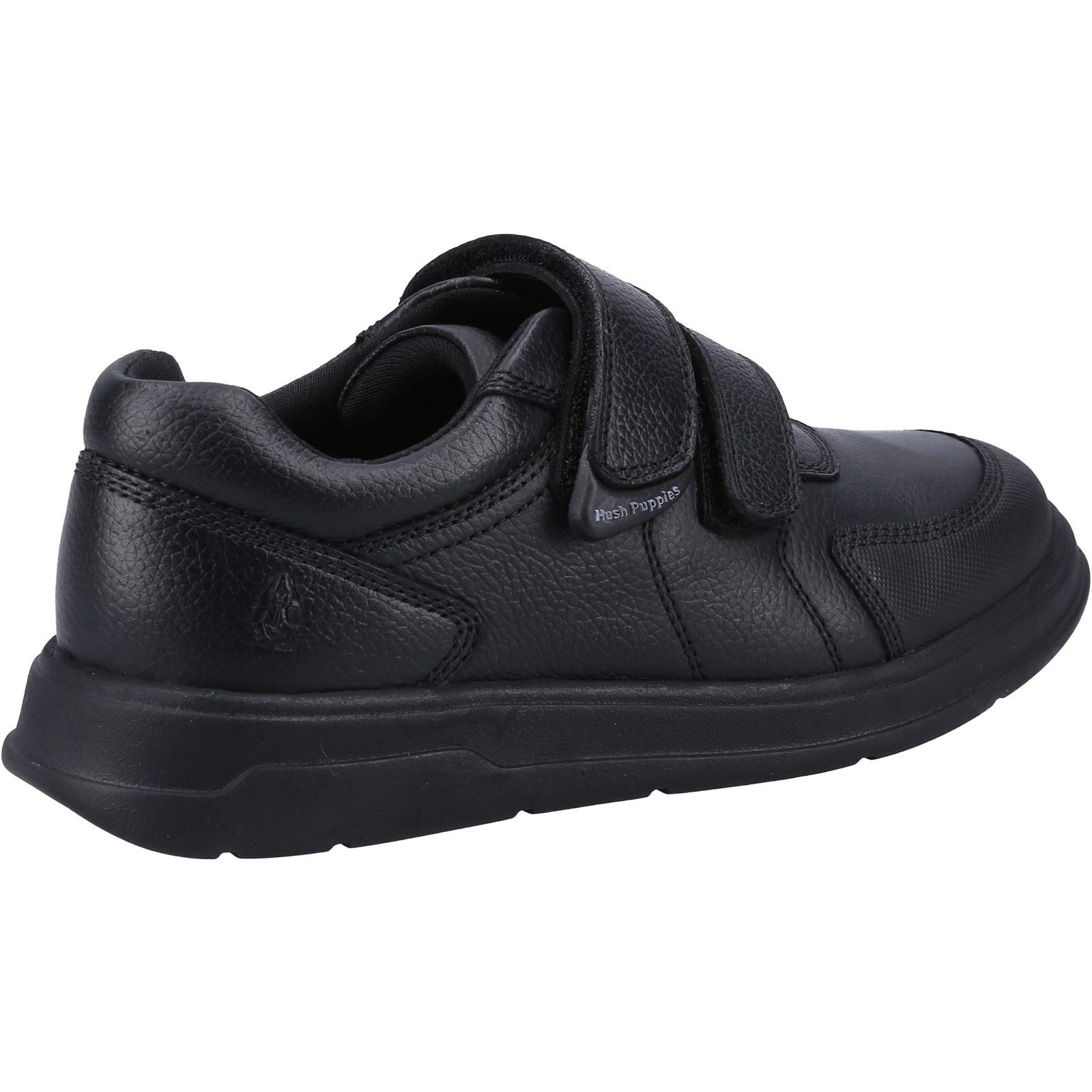Hush Puppies Ryan JNR Lederschuhe Für Jungen In Schwarz