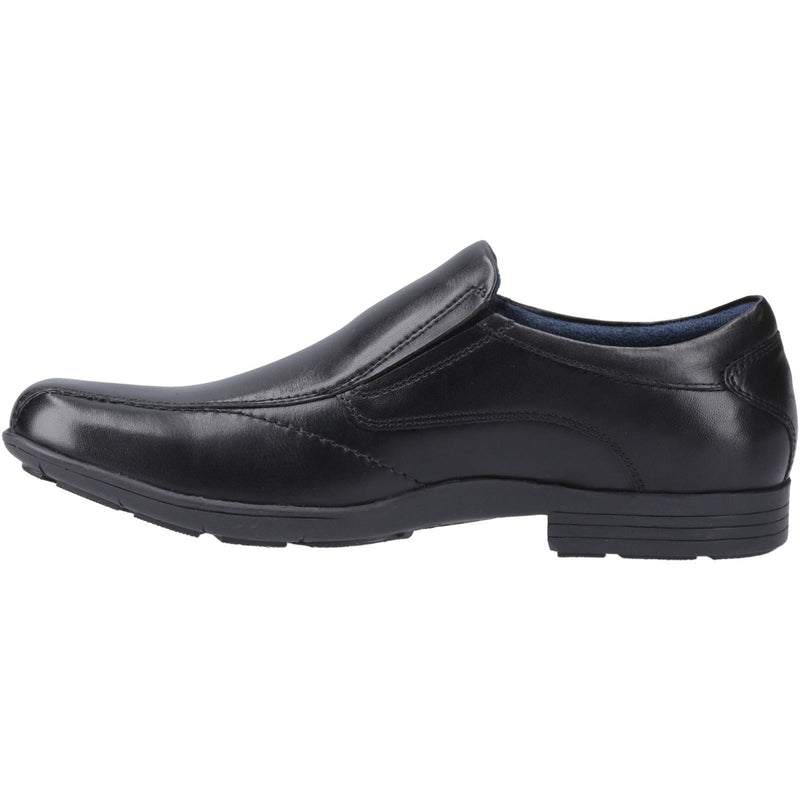Pod Dundee Herren Slip-On Schuhe Aus Schwarzem Leder