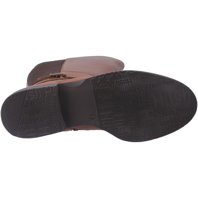 Hush Puppies Victoria Leder Damen Tan Stiefel