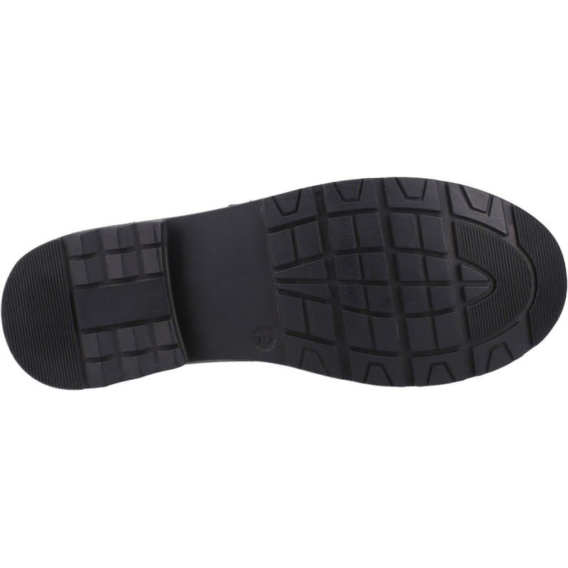 Hush Puppies Barry Senior Lederschuhe Für Jungen In Schwarz