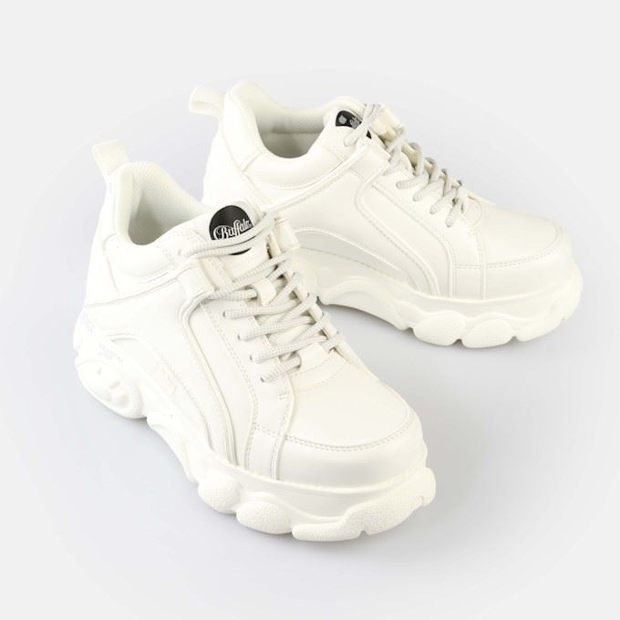 Buffalo CLD Corin Damen Weiße Sneakers