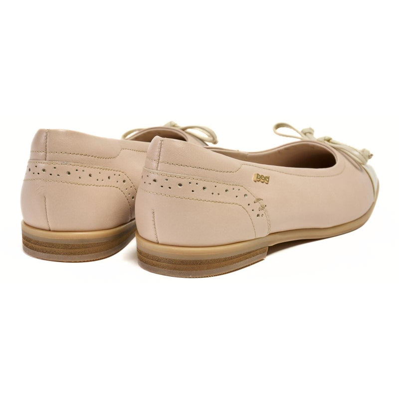 Pod Priya Damen Flache Schuhe Aus Leder In Pink