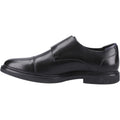 Hush Puppies Kane Herrenschuhe Aus Schwarzem Leder Mit Doppeltem Monk Riemen
