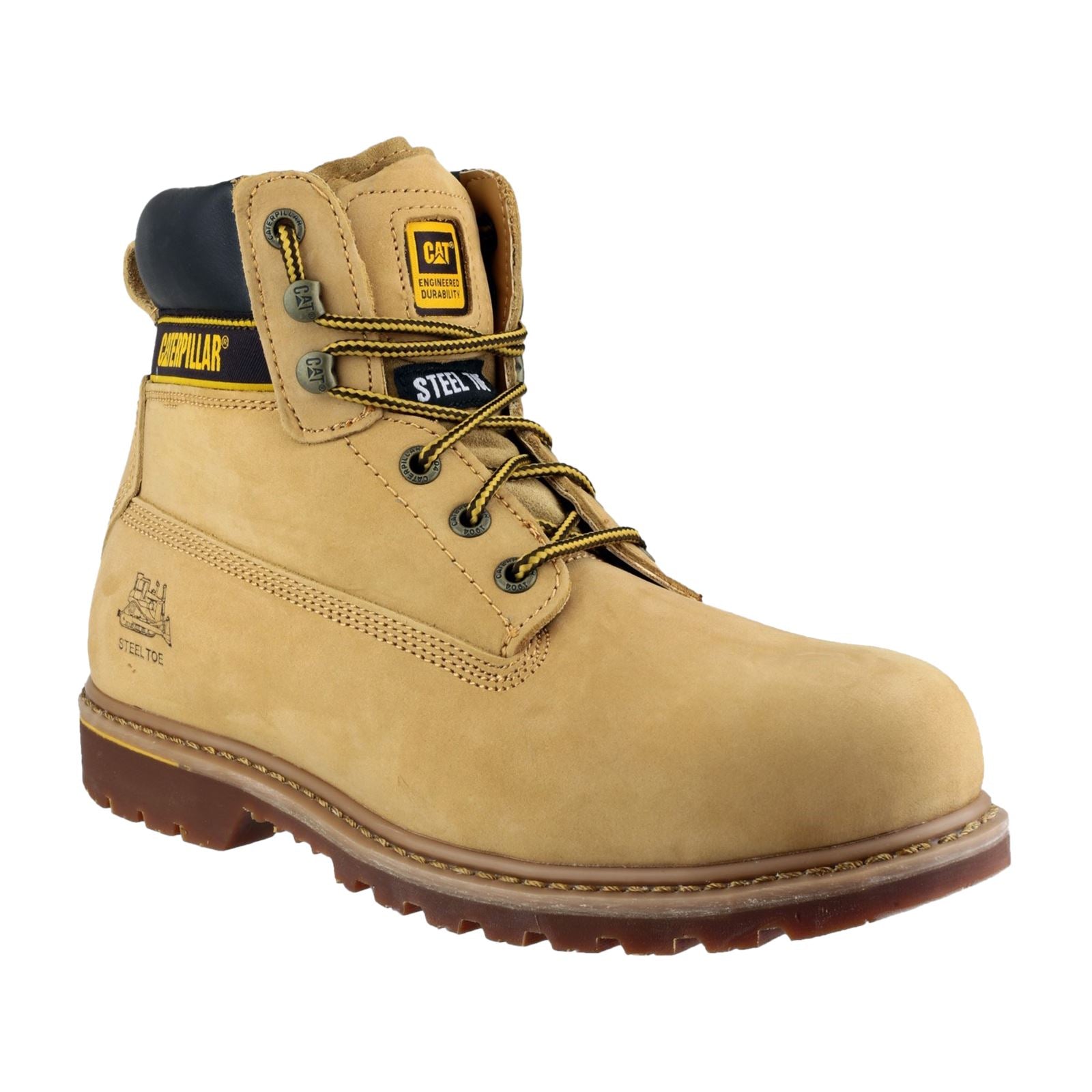 Caterpillar Holton Leder Honey Sicherheitsschuhe