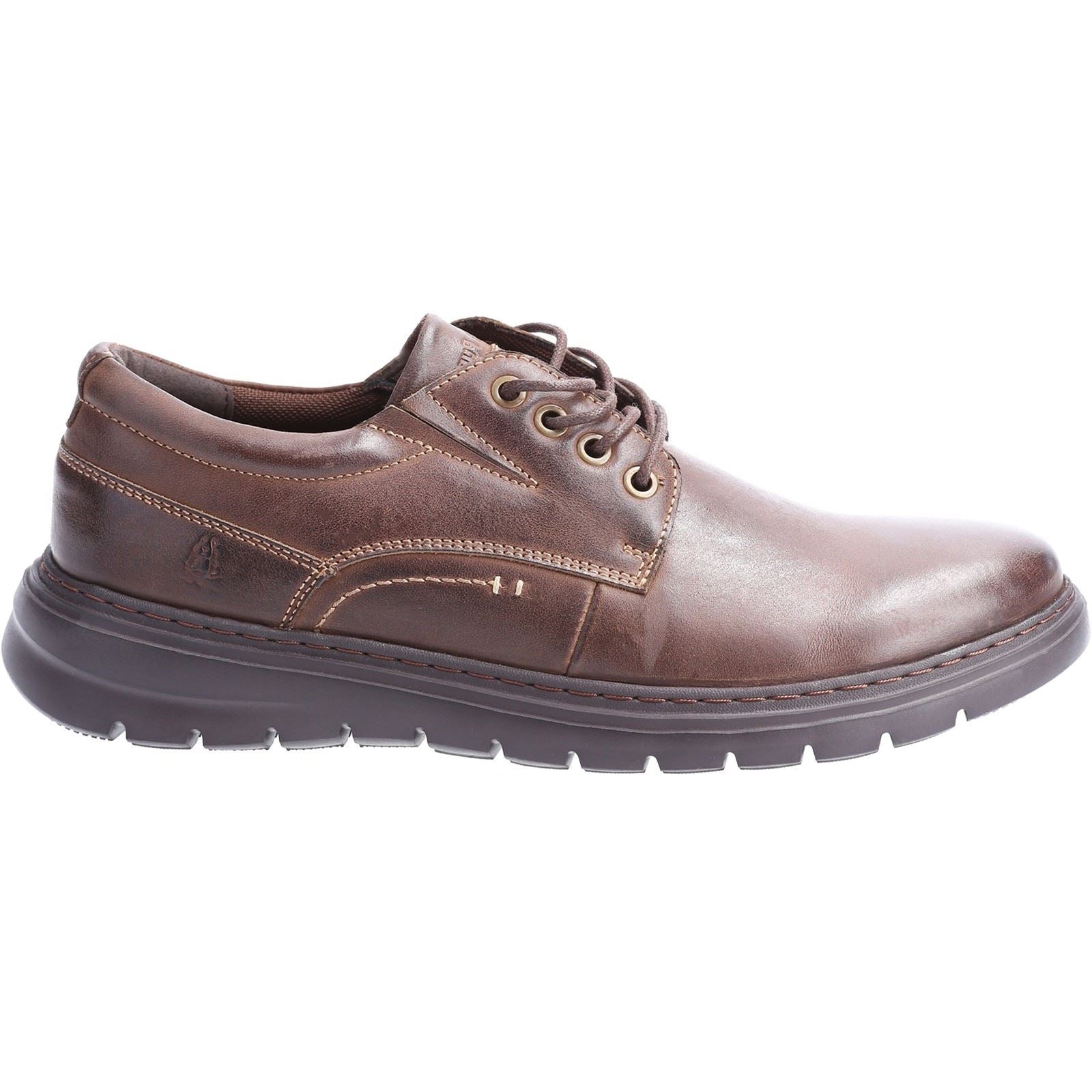 Hush Puppies TRITON LACE UP Herren Schnürschuhe Aus Braunem Leder