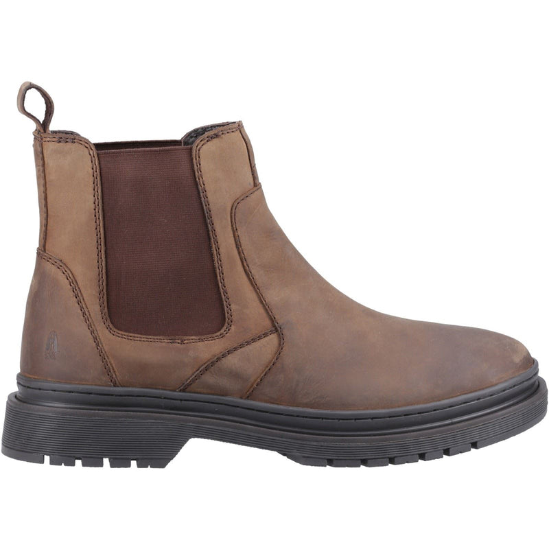 Hush Puppies Jamie Leder Herren Stiefel Braun