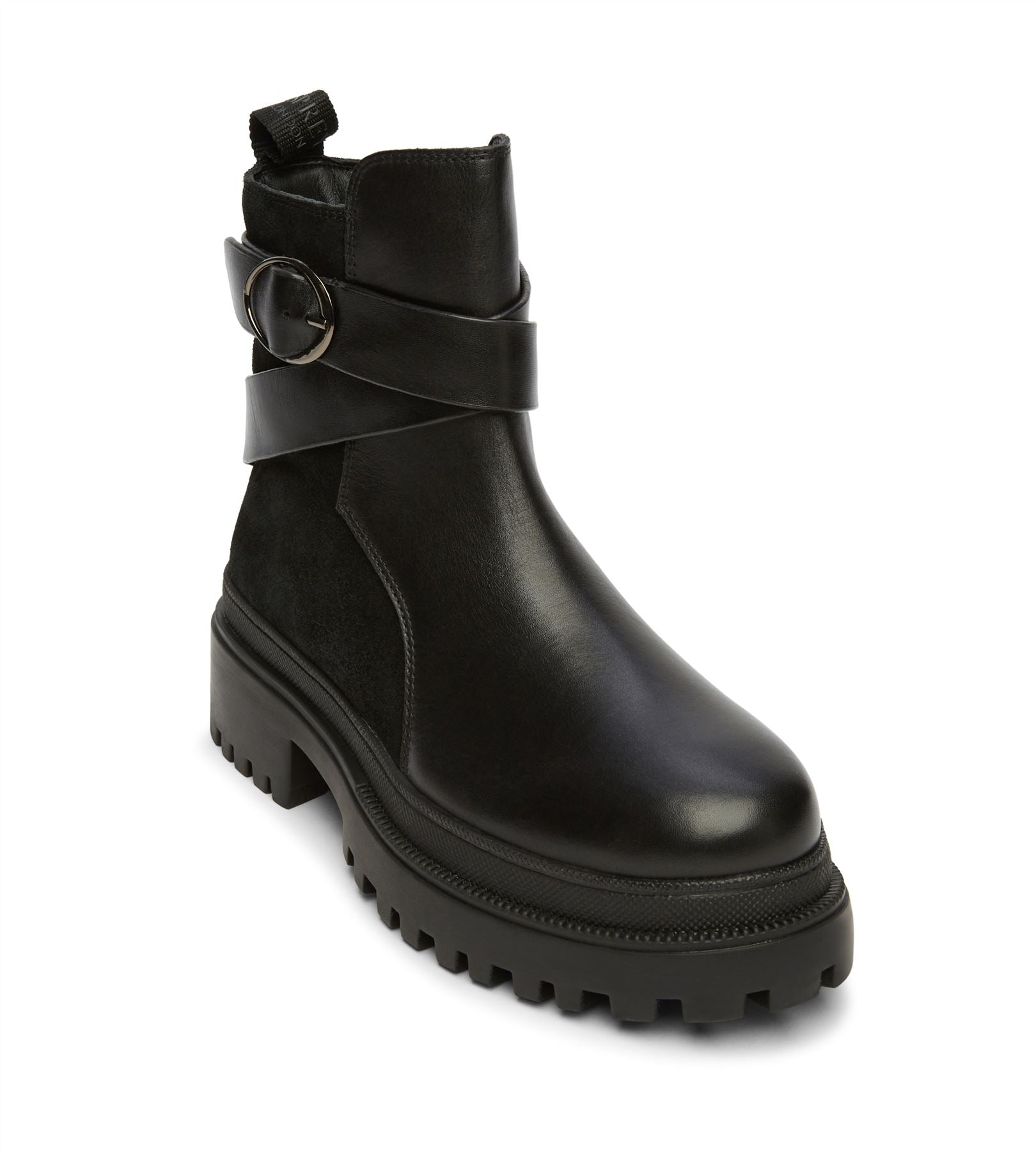 Osprey London The Boston Leder Damen Schwarze Stiefel