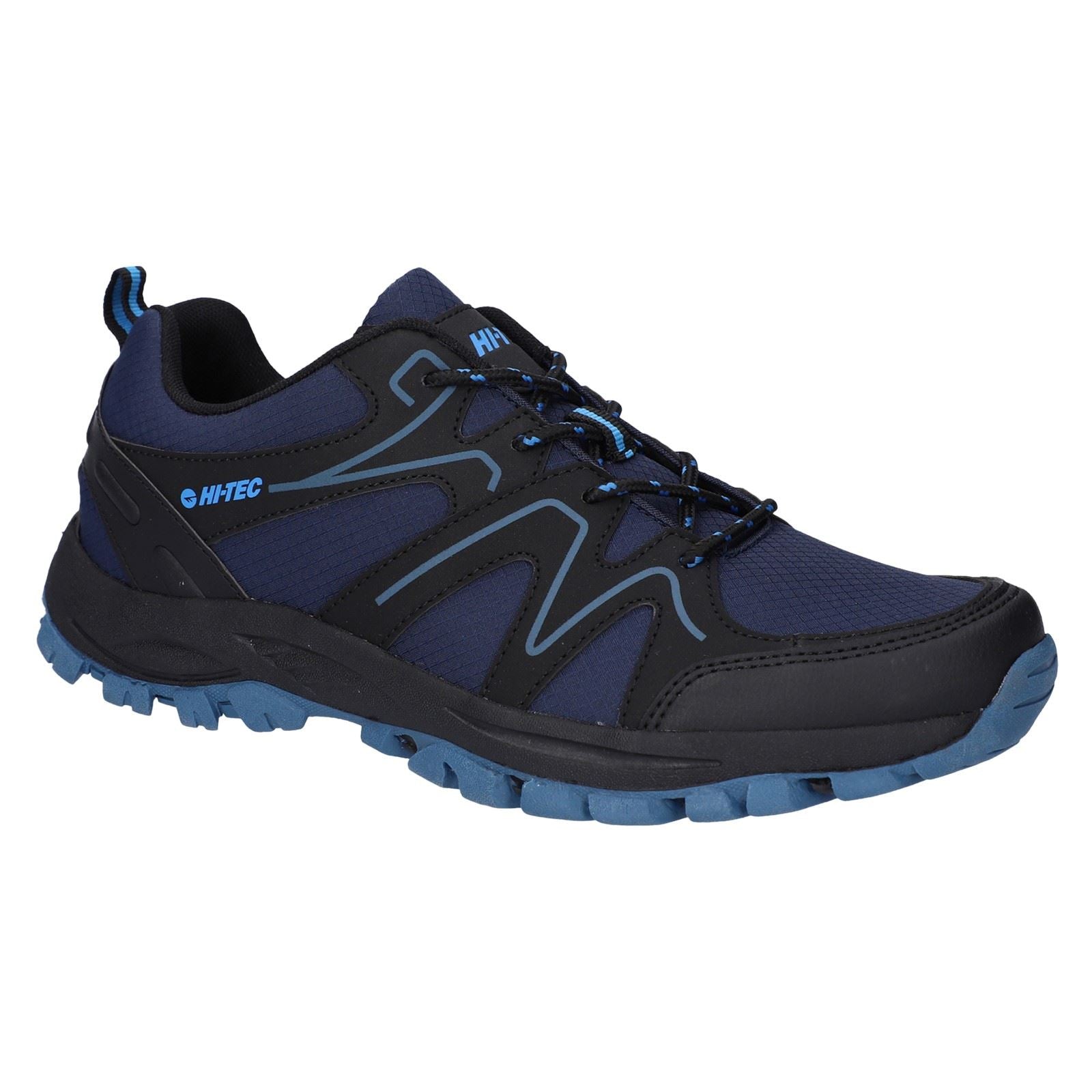 Hi-Tec Maine Polyester Herren Wanderstiefel In Mondaufgangs-Ozean/ Schwarz