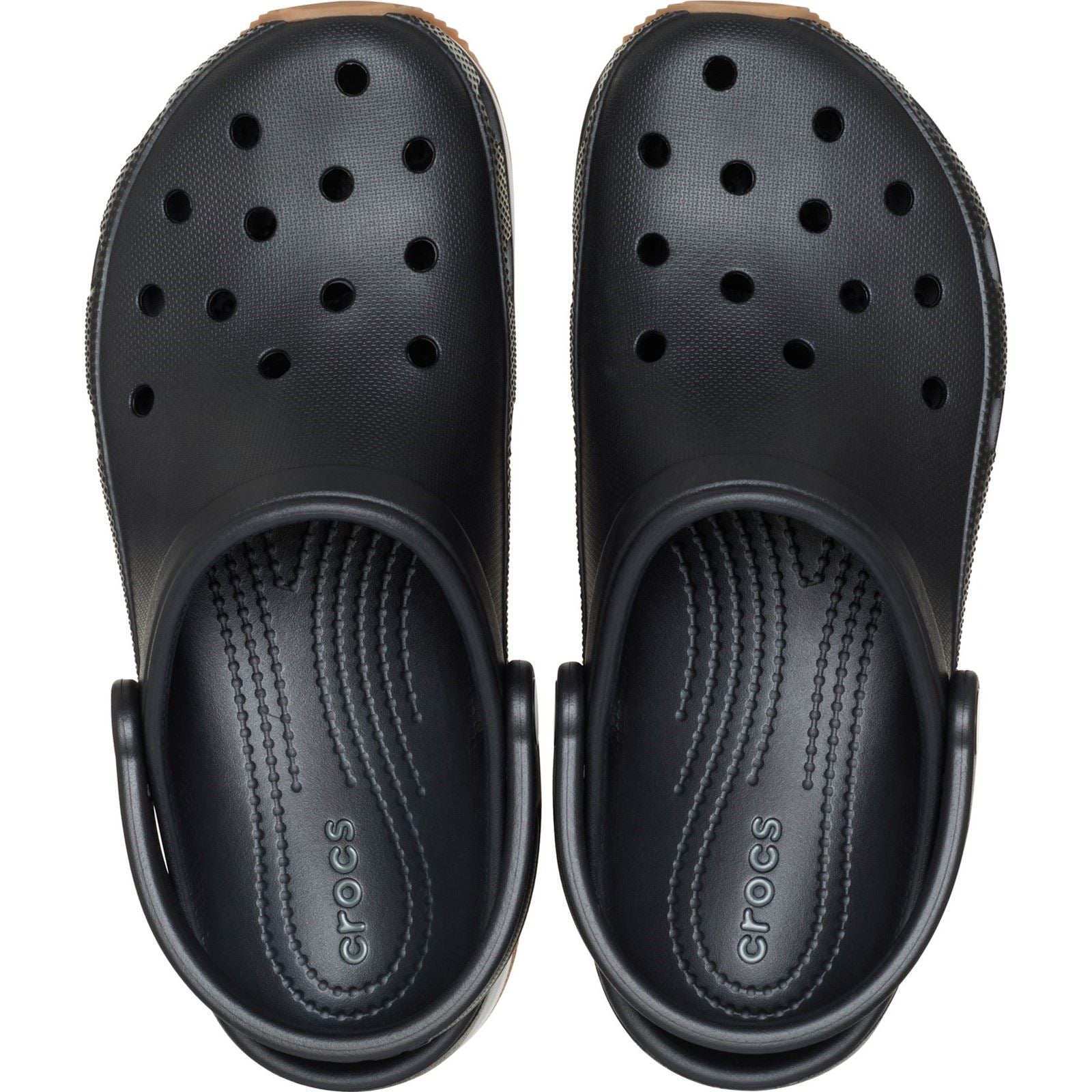 Crocs Classic Retro Runner Eva Schwarze Farbe Clogs
