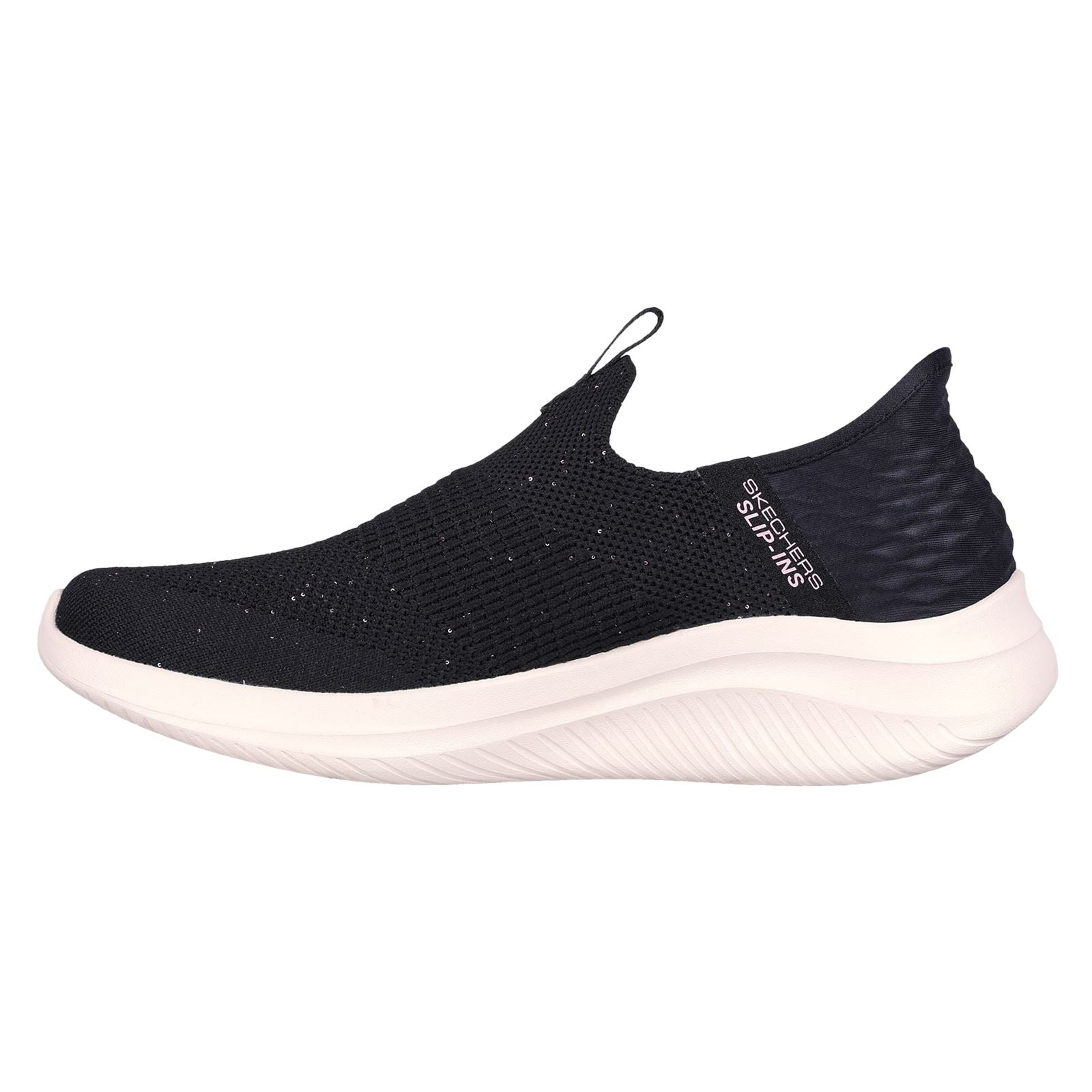 Skechers Ultra Flex 3.0 Textile Damen Sneaker In Schwarz/Roségold