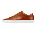 Fred Perry Baseline Herren Ledersneaker In Braun