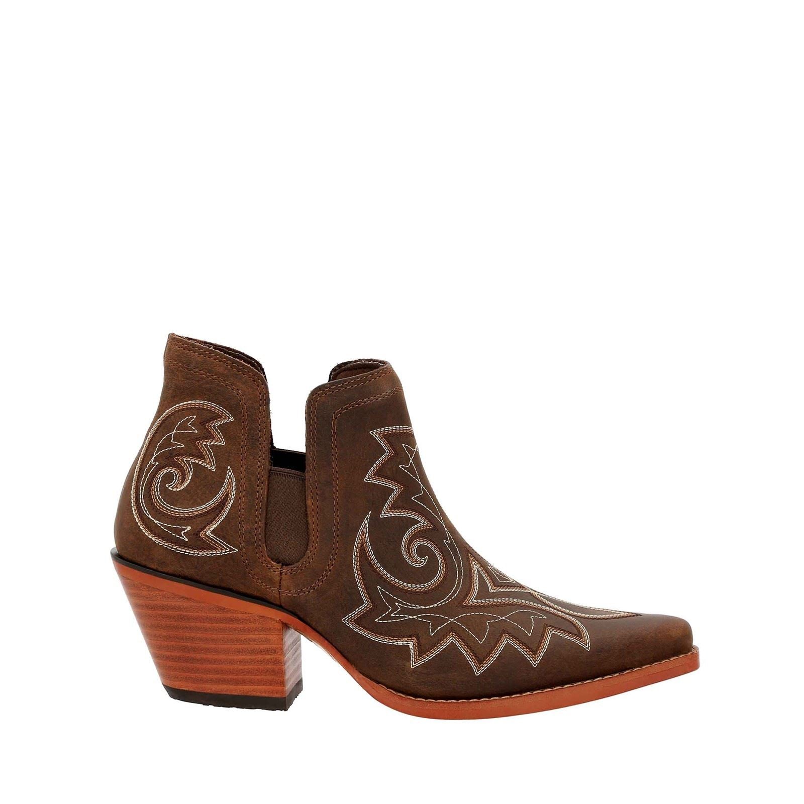 Durango Crush Leder Damen Kaffee Stiefel