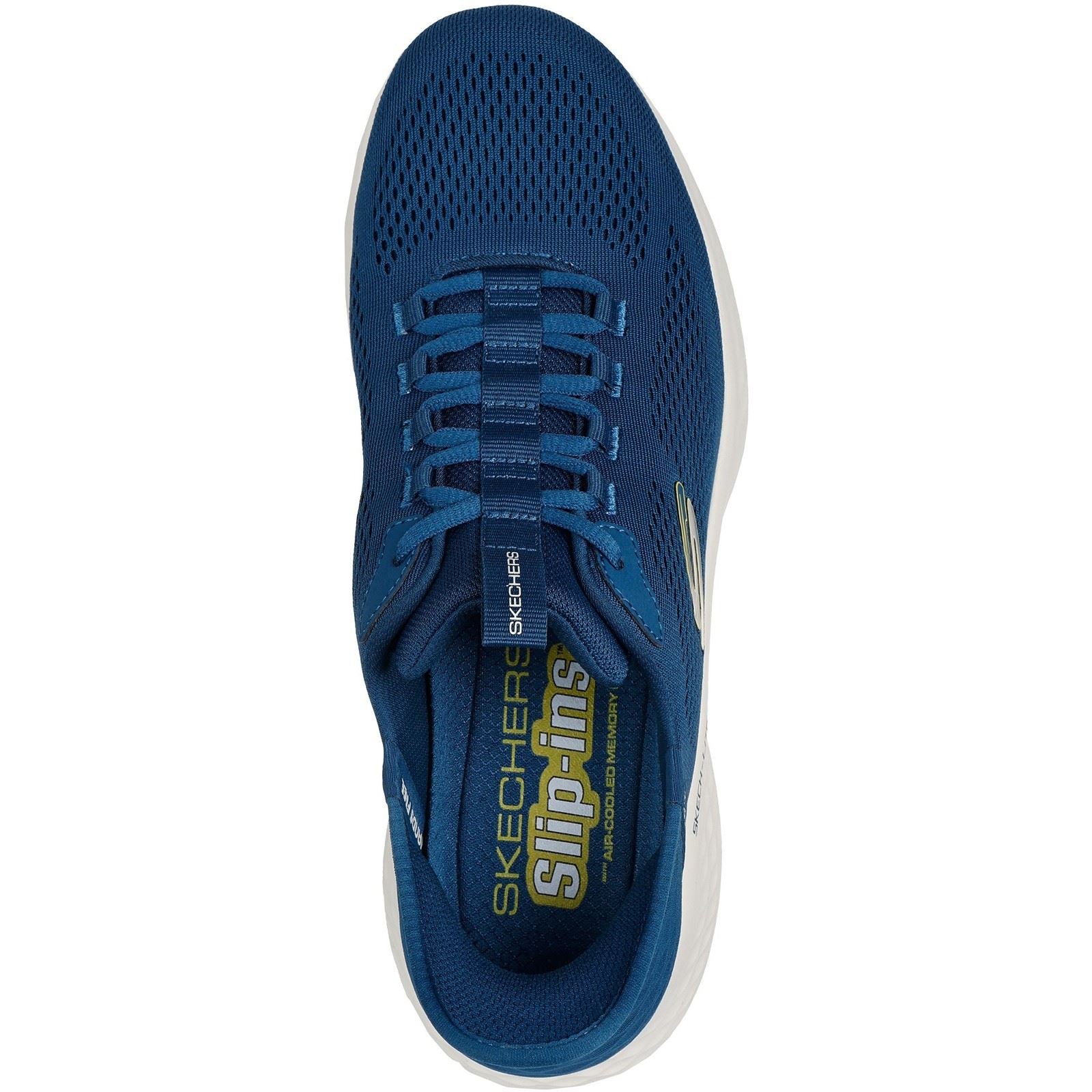 Skechers Skech-Lite Pro Primebase Textile Herren Turnschuhe In Petrol