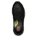 Skechers Respected Elgin Leder Herrenschuhe, Schwarze Farbe Mokassins