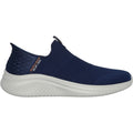 Skechers Ultra Flex 3.0 Smooth Step Textile Herren Navy Sneakers