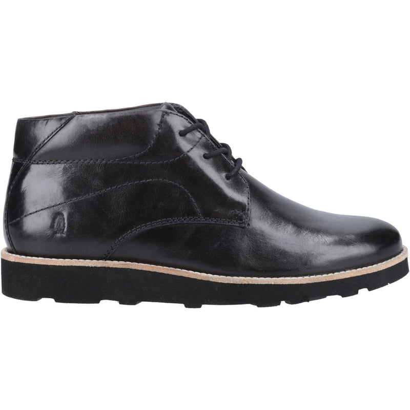 Hush Puppies Kennedy Herren Stiefel Aus Schwarzem Leder