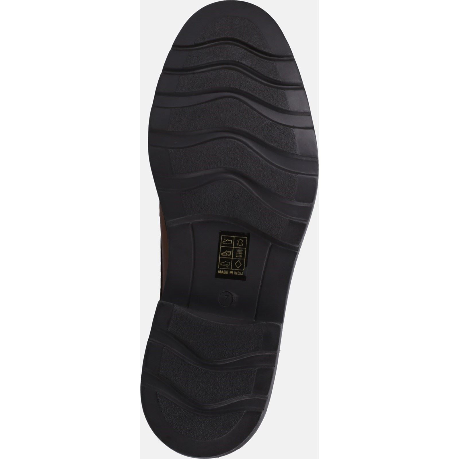 Hush Puppies Pearce Leder-Herrenschuhe In Hellbraun Mit Schnürung