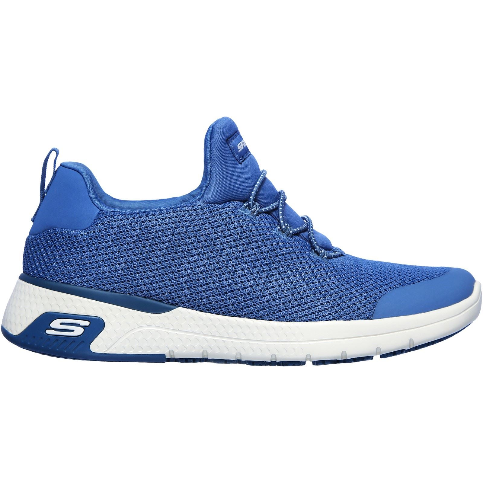 Skechers Workwear Marsing Waiola SR Mesh Damen Sportschuhe In Blau