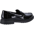 Hush Puppies Verity Slip On Leder-Damen-Patent-Loafer In Schwarz
