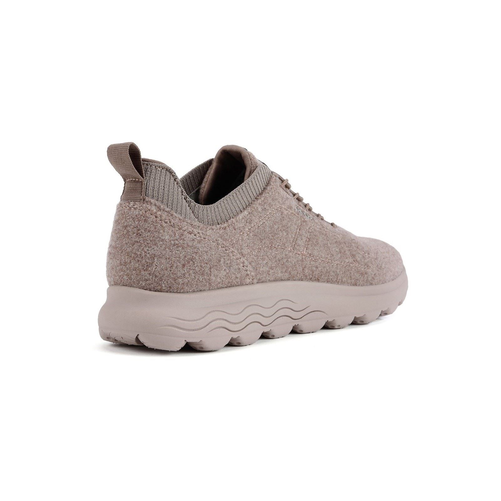 Geox D Spherica A Wollmischung Damen Sneakers In Dunkelrosa