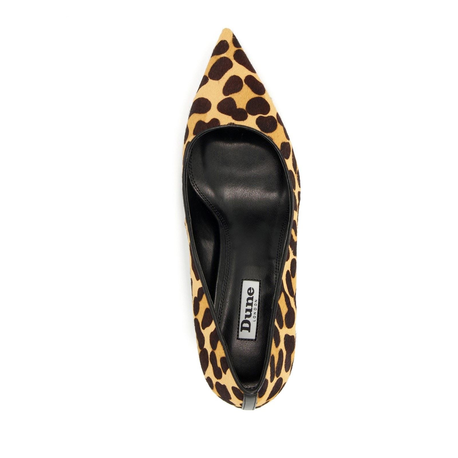 Dune Angelina Leder Damen Leoparden High Heels