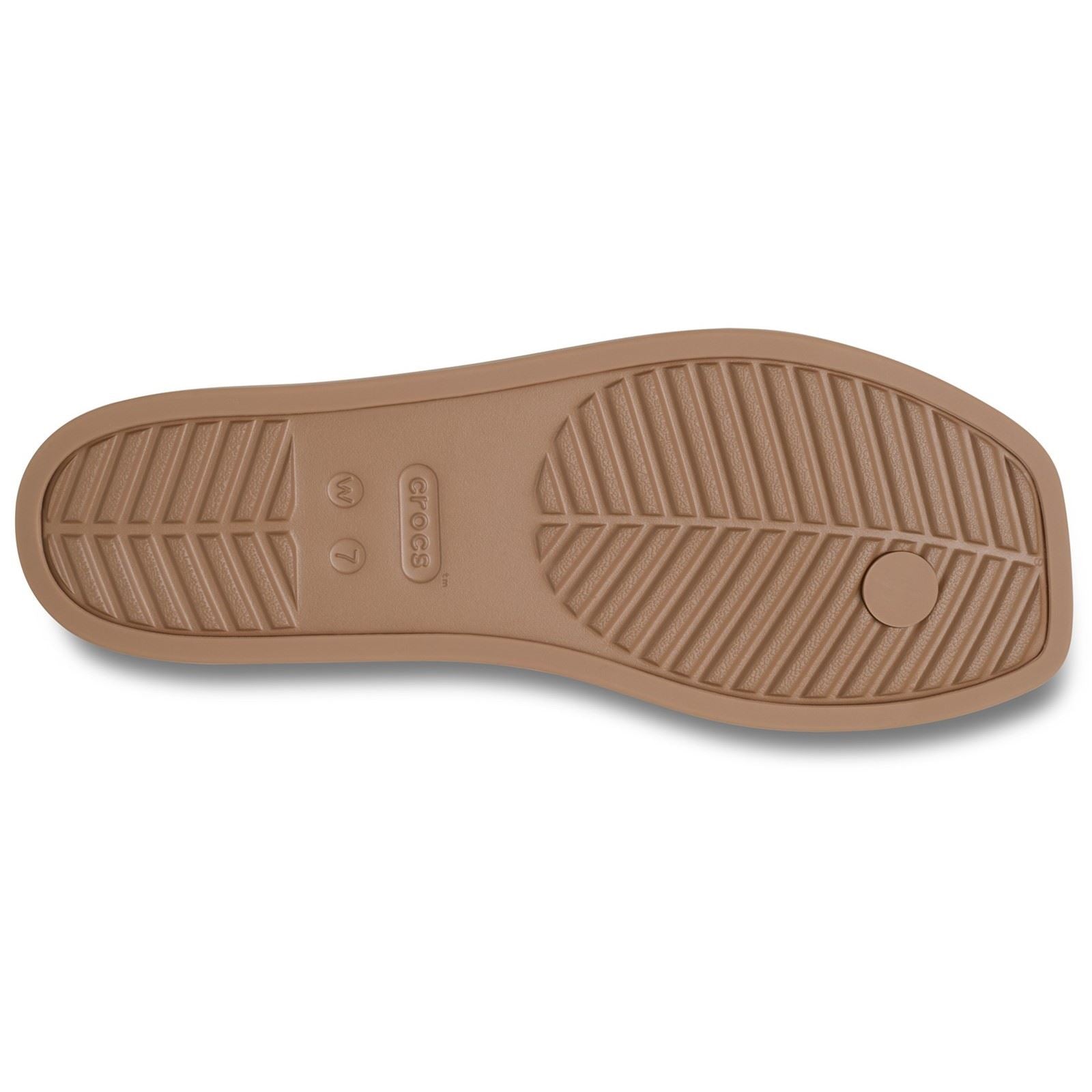 Crocs Miami Eva Damen Milchschokoladen Flip-Flops