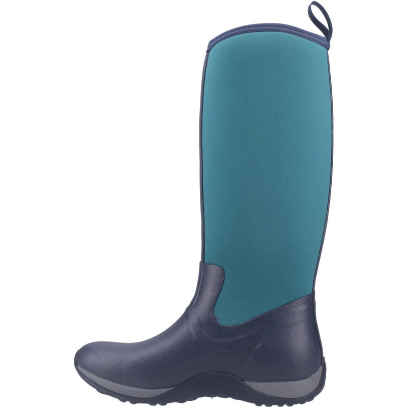 Muck Boots Arctic Adventure Damen Winterschaftstiefel aus Neopren in Marineblau/Tannengrün