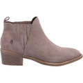 Hush Puppies Isobel Leder Damen Stiefel In Taupe