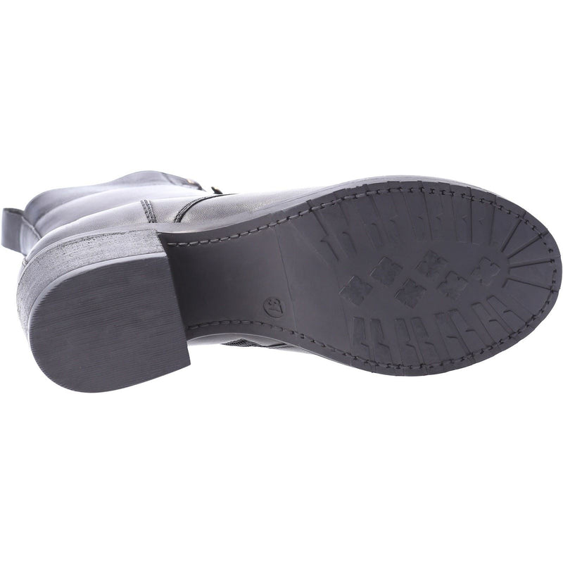 Hush Puppies Harriet Damenlederstiefel In Schwarz