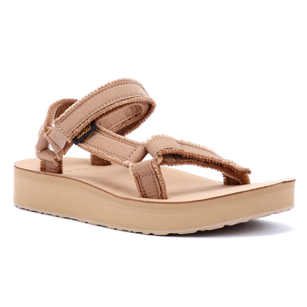 Teva Midform Universal Canvas Damen Sandalen In Beige