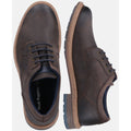 Hush Puppies Julian Leder Herren Braune Schnürschuhe