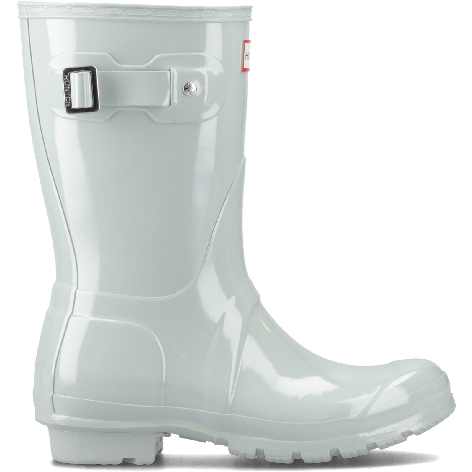Hunter Original Short Damen Gummistiefel In Seetanggrün