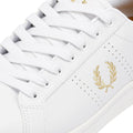 Fred Perry Cupsole Leder Herren Weiße Sneakers