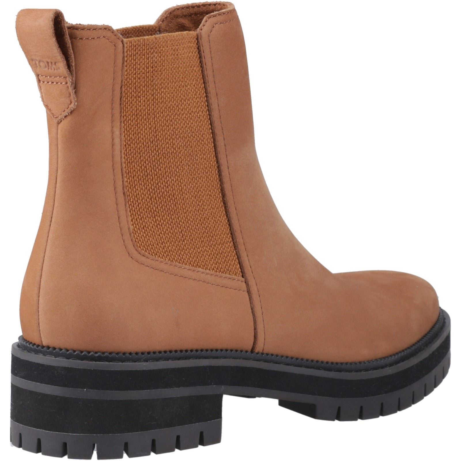 TOMS Bennet Leder Damen Braune Stiefel