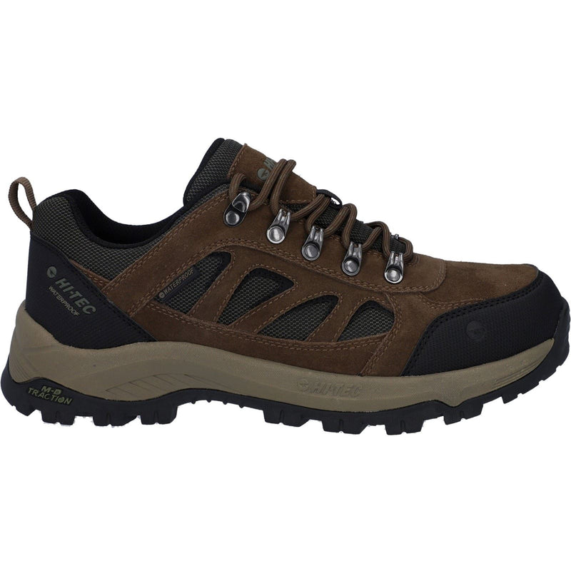 Hi-Tec Bandera Expedition Low Herren Wanderstiefel Aus Leder In Rauchbraun/Khaki