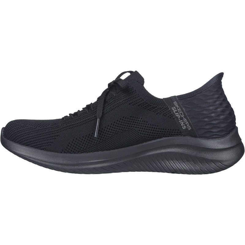 Skechers Ultra Flex 3.0 - Brilliant Textile Damen-Sneaker In Schwarz